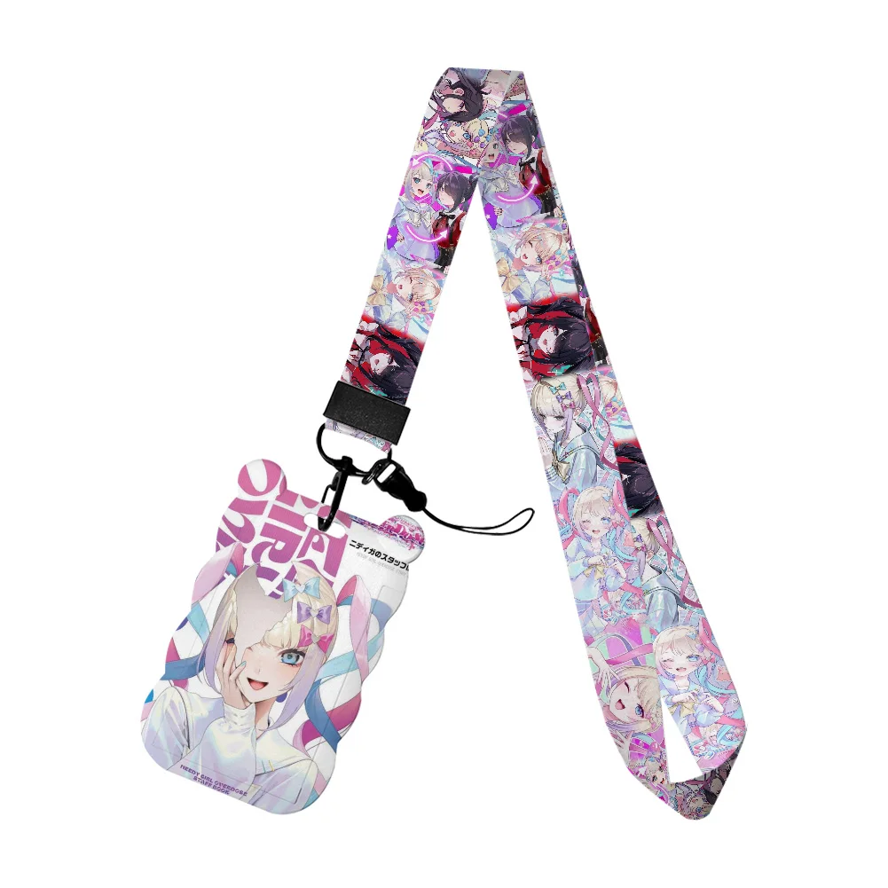 K N S O Girl Card Holder Neck Strap Student Bus Plastic Lanyard Accessory Public Transport ID Card Holder Plastic Card Holder