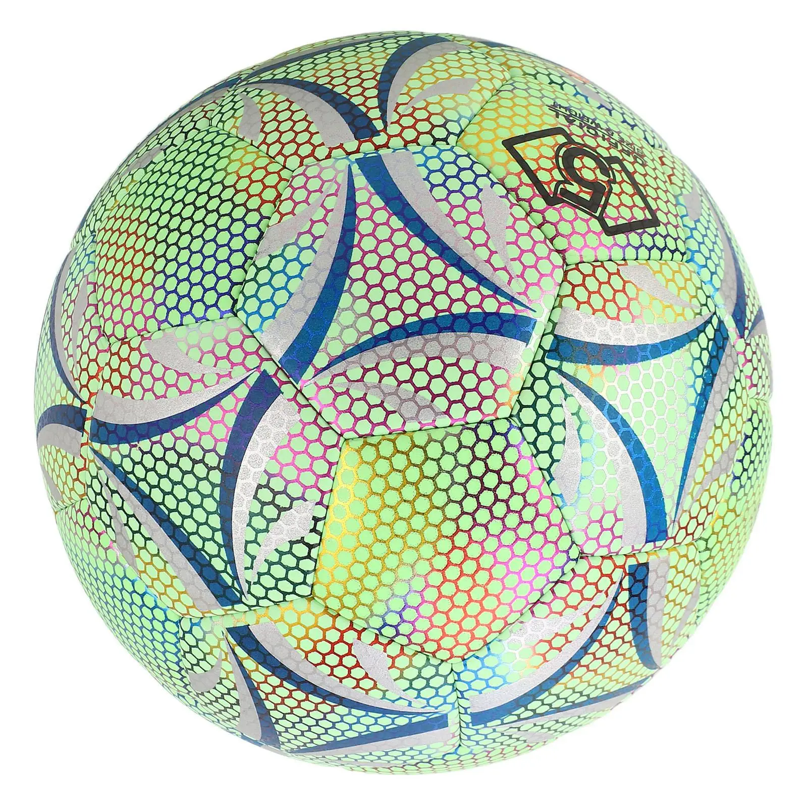 for night Games Training Gifts Glowing Soccer Ball - Size 5 Luminous Wearproof PU Football