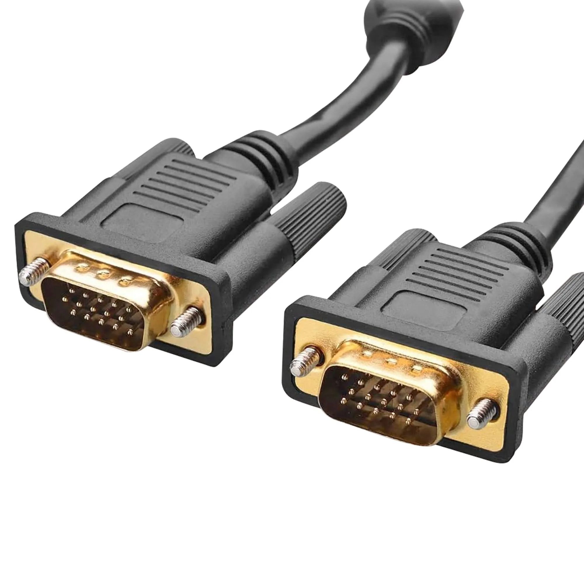 

5 Core VGA to VGA Cable 6Ft 15 Pin VGA Male to Male Video Transmission Extension Cord VGA 1001