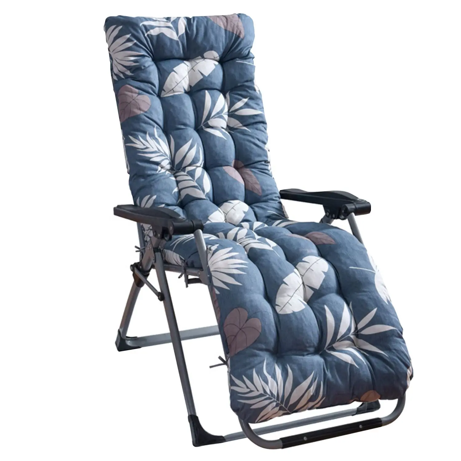 Fresh Fab Finds 67x22in Chaise Lounger Cushion Recliner Rocking Chair Sofa Mat Deck Chair Cushion