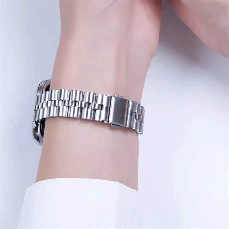 Thin Stainless Steel Bands Compatible with Apple Watch 38mm 40mm 41mm 42mm 44mm 45mm 49mm for Women,Straps for iWatch 8 7 6 5