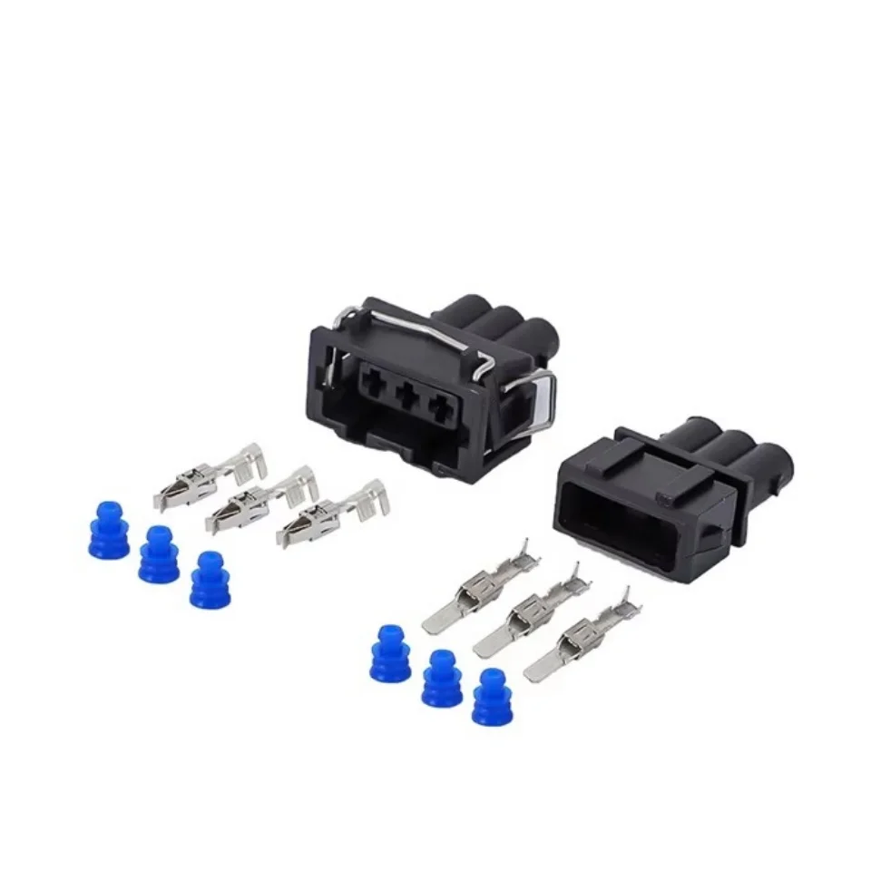1-20 set 3 Pin 3.5mm 357972753 Male or Female efi series 357 972 753 EV1 EV14 JPT VR6 TPS sealed waterproof Coil connector