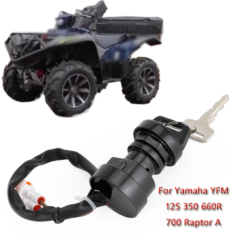 

1 Set Ignition Key Switch For Yamaha Breeze YFA1 Grizzly YFM 125 350 660R 700 Raptor A Motor Accessories