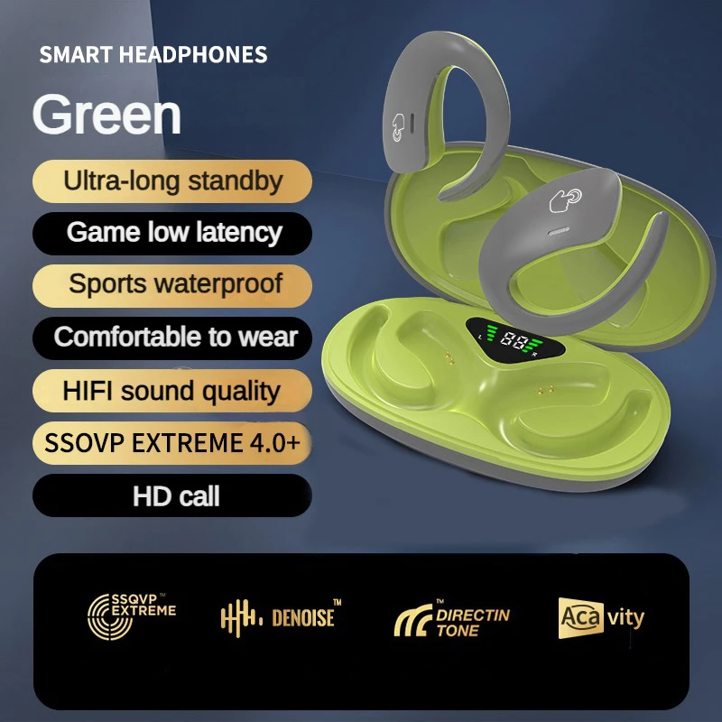 

Wireless Earbuds Bluetooth Headphones 48hrs Playtime Stereo with Dual LED Display Type c Waterproof Earbuds for Running Sports