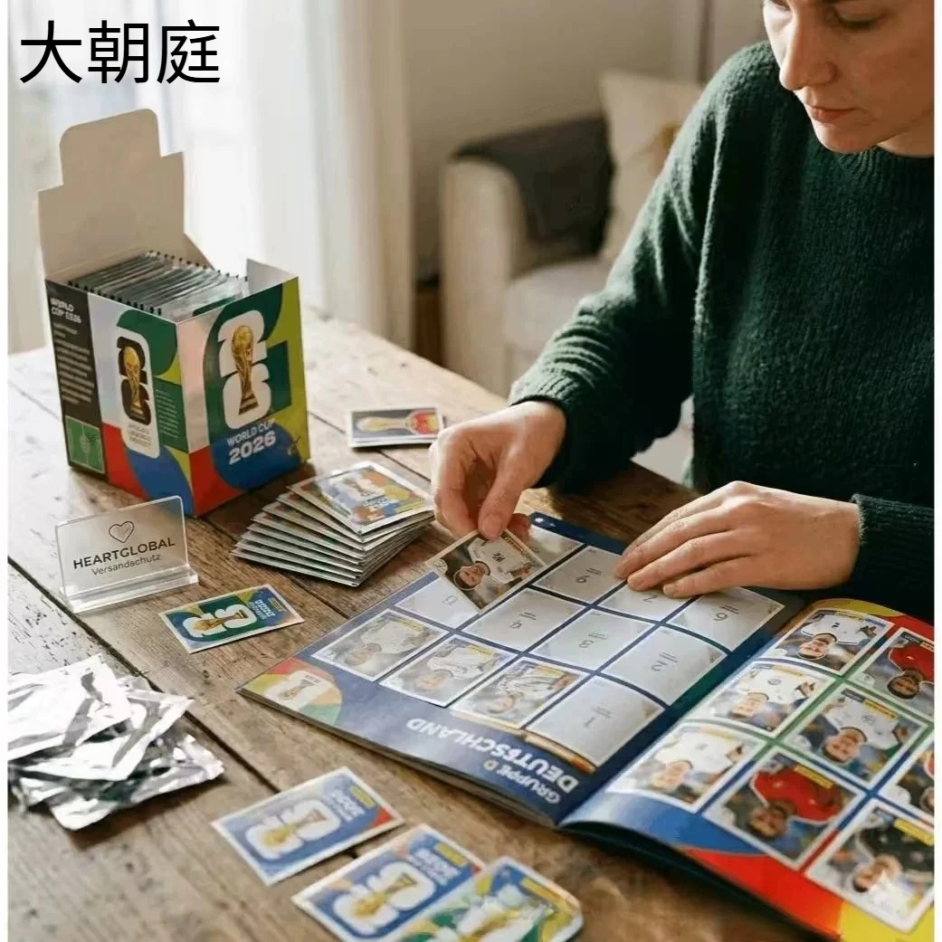 Collection complète d'autocollants officiels Panini 2026 FIFA World Cup Qatar, album d'autocollants de football sous licence officielle