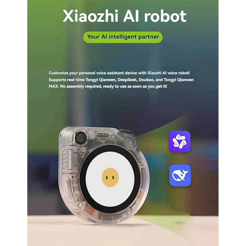 لروبوت XiaoZhi AI لـ Watcher شاشة LCD تعمل باللمس مقاس 1.45 بوصة مع مساعد صوت ذكي للكاميرا-ELEC #4