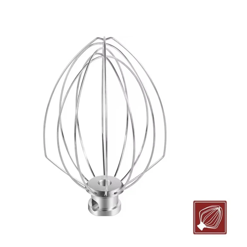 Replacement Wire Whisk K5AWW Stainless Steel Whisk Attachment for KitchenAid 5 & 6 -Quart Lift & Turn Bowl Mixer, Egg Cream