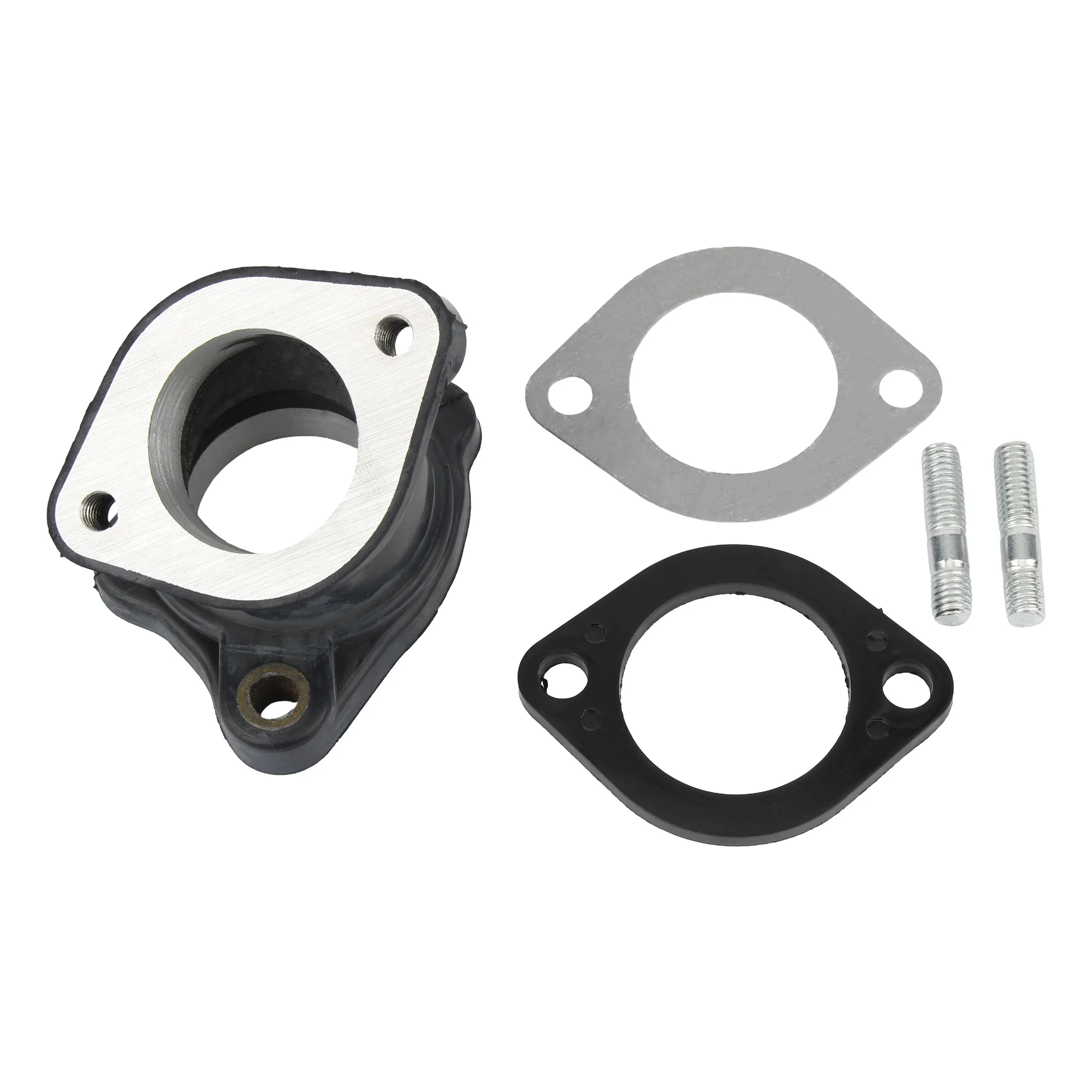 Motorrad Vergaser Ansaugkrümmer abgewinkelte Schnittstelle 30 mm für Honda XL125 XL185 XR200 XR185A ATC185S ATC200E TRX200