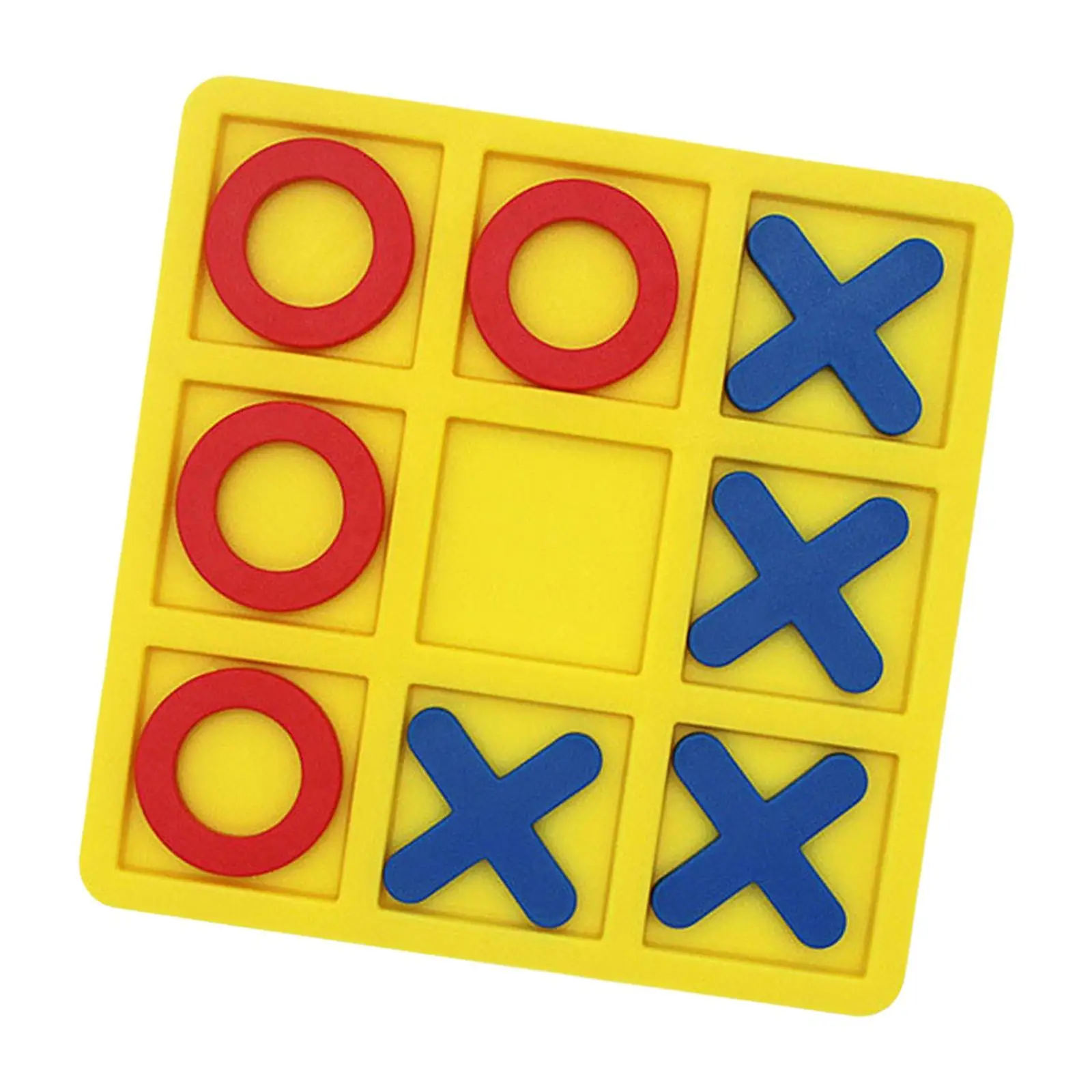 Tic TAC Toe-Spiel, pädagogische Strategie-Brettspiele, klassisches Couchtischspiel für Familien, Kinder, drinnen und draußen, Wohnzimmer für Erwachsene