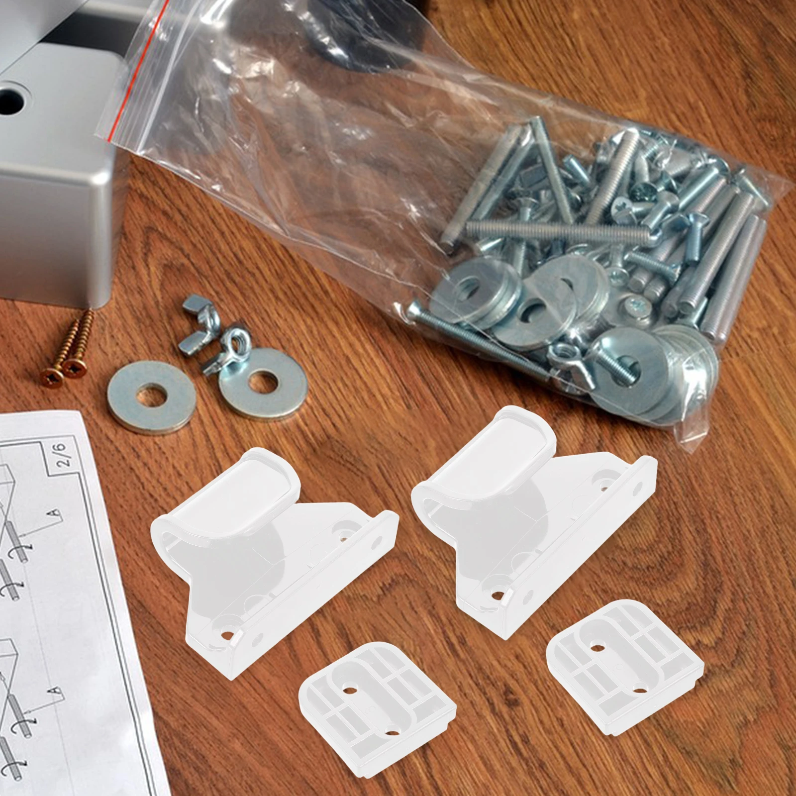 1 مجموعة قابل للسحب بوابة الطفل استبدال أجزاء مجموعة أدوات السلامة الداخلية المزالج بين قوسين مسامير الأسود درج المدخل استخدام دائم #6