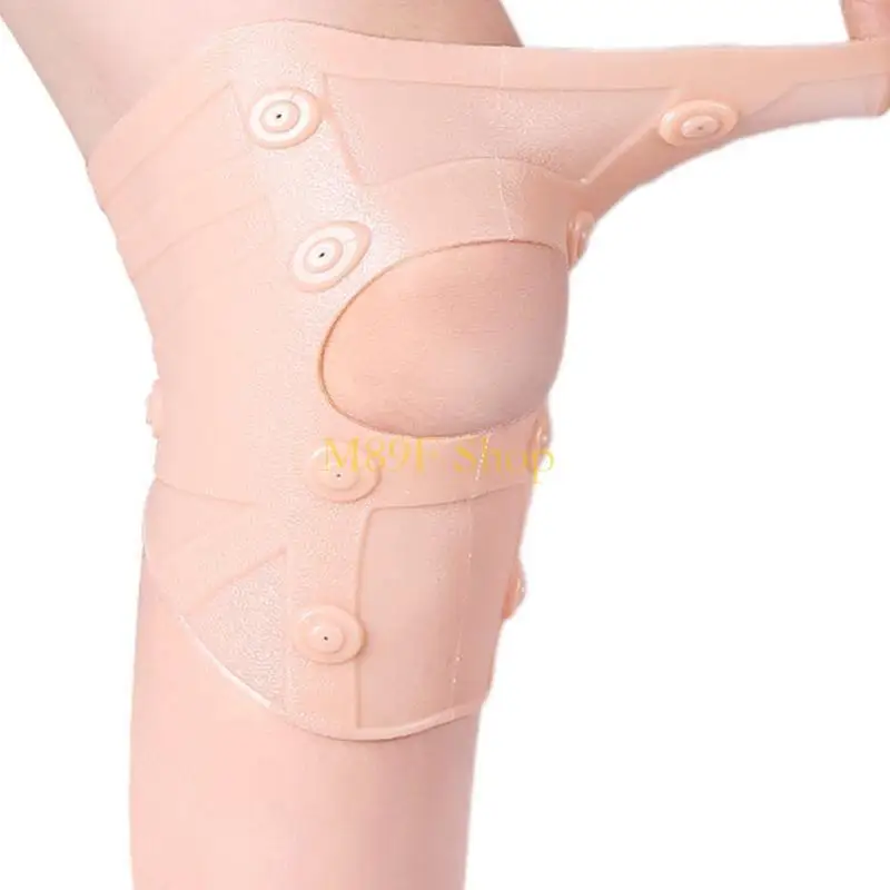M89F 1Pc Therapy Knee Pad Support Anti Rheumatoid Compression Knee Patella Massage Sleeves Brace Protector