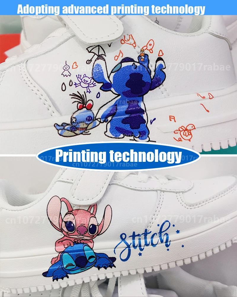 Zapatos de stitch para niños y niñas de 8 y 9 años, zapatillas de deporte informales para estudiantes, zapatos para correr a la moda, regalo de