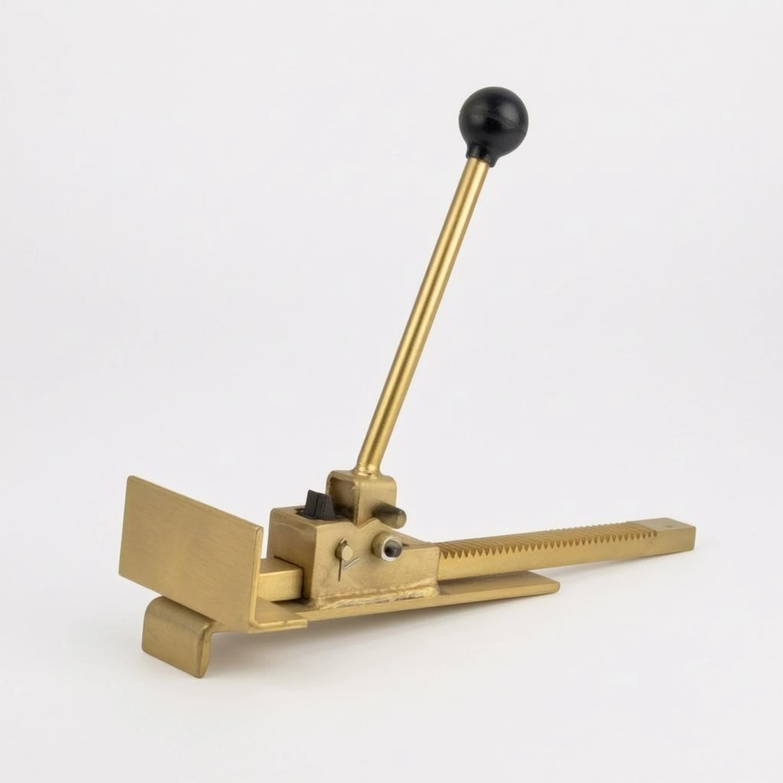 Floor Board Puller Angled Handle Floor Board Tightener Flooring Clamp Tool Gold-Tone Long-Lasting for DIY Renovators
