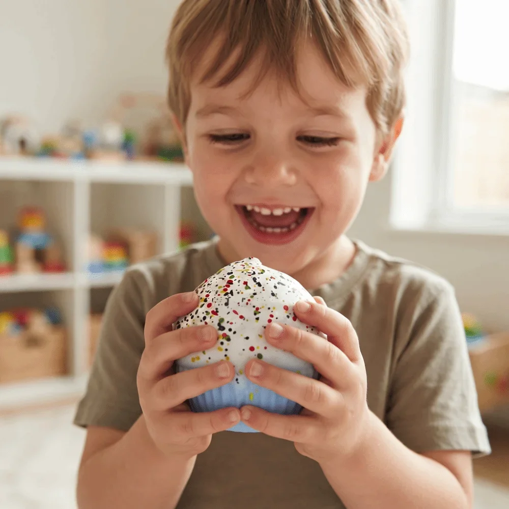Soft TPR Cream Cake Squeeze Toy Slow Rebound Creamy Texture Cream Cake Squishy Toy Simulated Ice Cream Slow Rising Pinching Toy