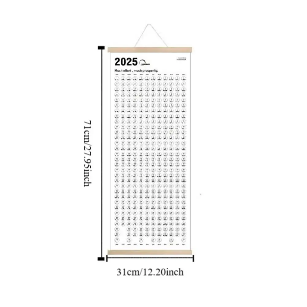 Настенный календарь на 2025 год. Планировщик расписания самодисциплины. Деревянный настенный календарь. Годовой еженедельник. Список дел. Повестка дня на 2025 год.