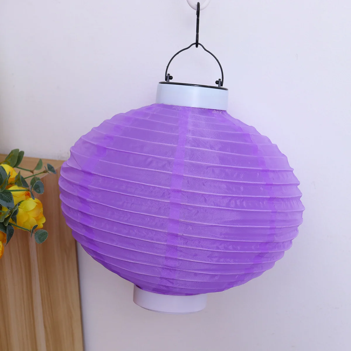 

2pcs 10 Inches Waterproof Led Solar Lantern Hanging Decorative Lamp For Outdoor Garden Festival Home Lighting Auto On/Off Light
