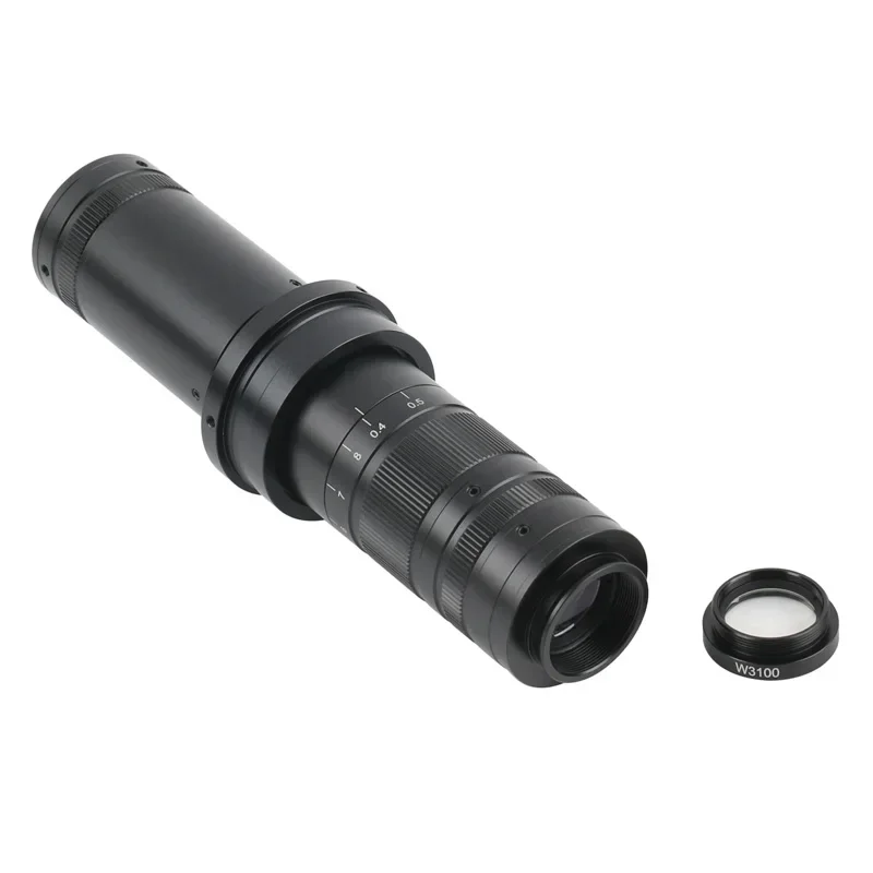 300X 600X 800X 450X Adjustable Continuously Monocular Zoom C mount Lens Parallel Optical Path HDMI Video Microscope Camera Lens