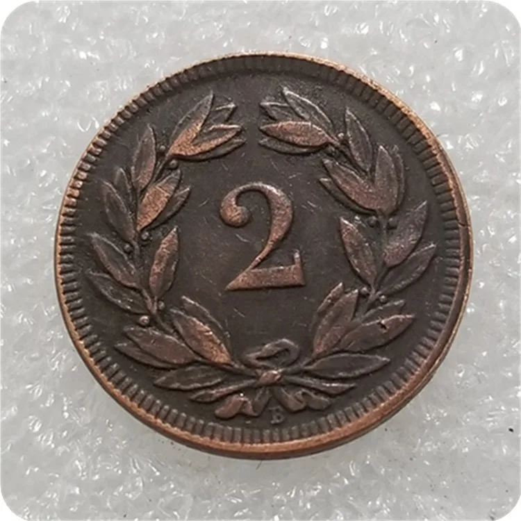 1896 سويسرا عملات فضية ذهبية ديكور المنزل عملة محظوظ ماجيك المقتنيات عملات ميدالية الأصلي عملات هدايا عيد الميلاد