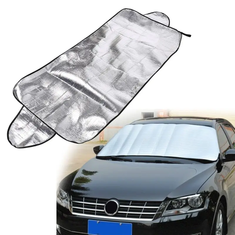 Winter Automobile Sunshade Cover Car Windshield Snow Ice for Sun Shade Waterproof Protector Cover Car Front Windscreen Cover