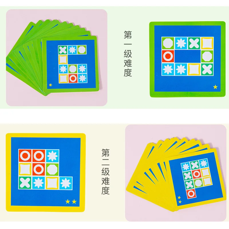 Houten Omgedraaide Bijpassende Blokpuzzelspel Puzzel Voor Kinderen Voor Vroeg Onderwijs Puzzel Logisch Denken Training Speelgoed