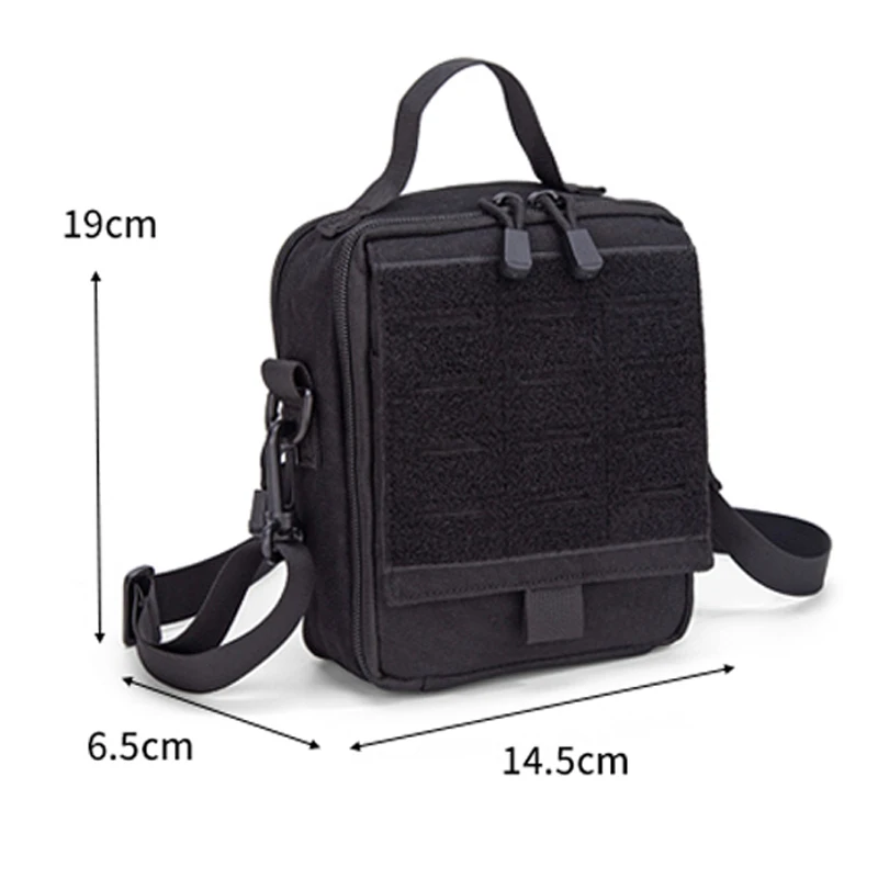 Tactical MOLLE EDC Crossbody Bag,Outdoor Multi-Purpose First Aid Pouch with Shoulder Strap for Daily Use Hiking Hunting - view 2