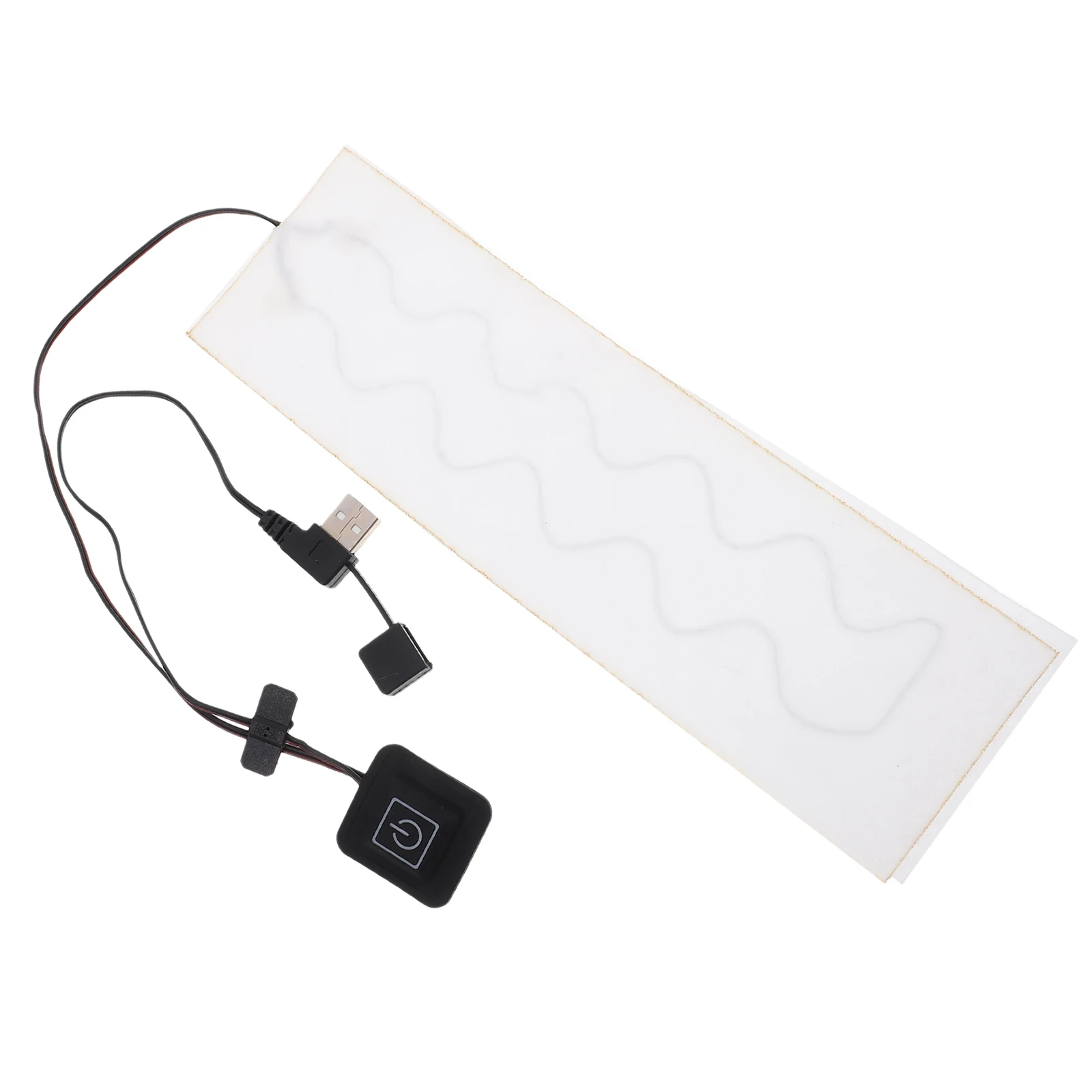 USB Heated Carbon Sheet White Quick Heating Adjustable Temperature Neck Warmer Scarf Electric Heater