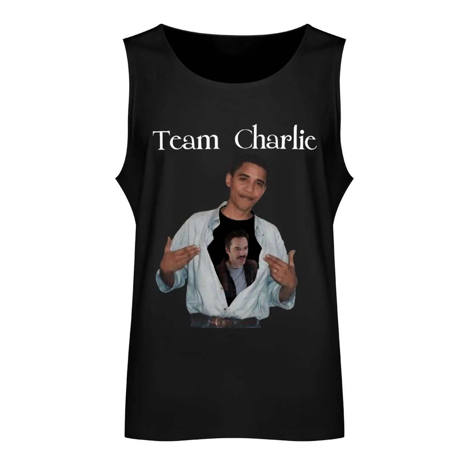 Former President is Team Charlie Classic Tank Top sleeveless vest men running shirt underwear Top