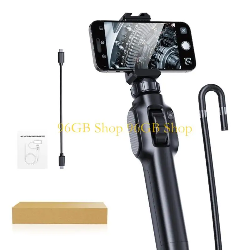 

96GB LED Light Endoscope Camera Flexible Inspection Camera for Low Light Conditions