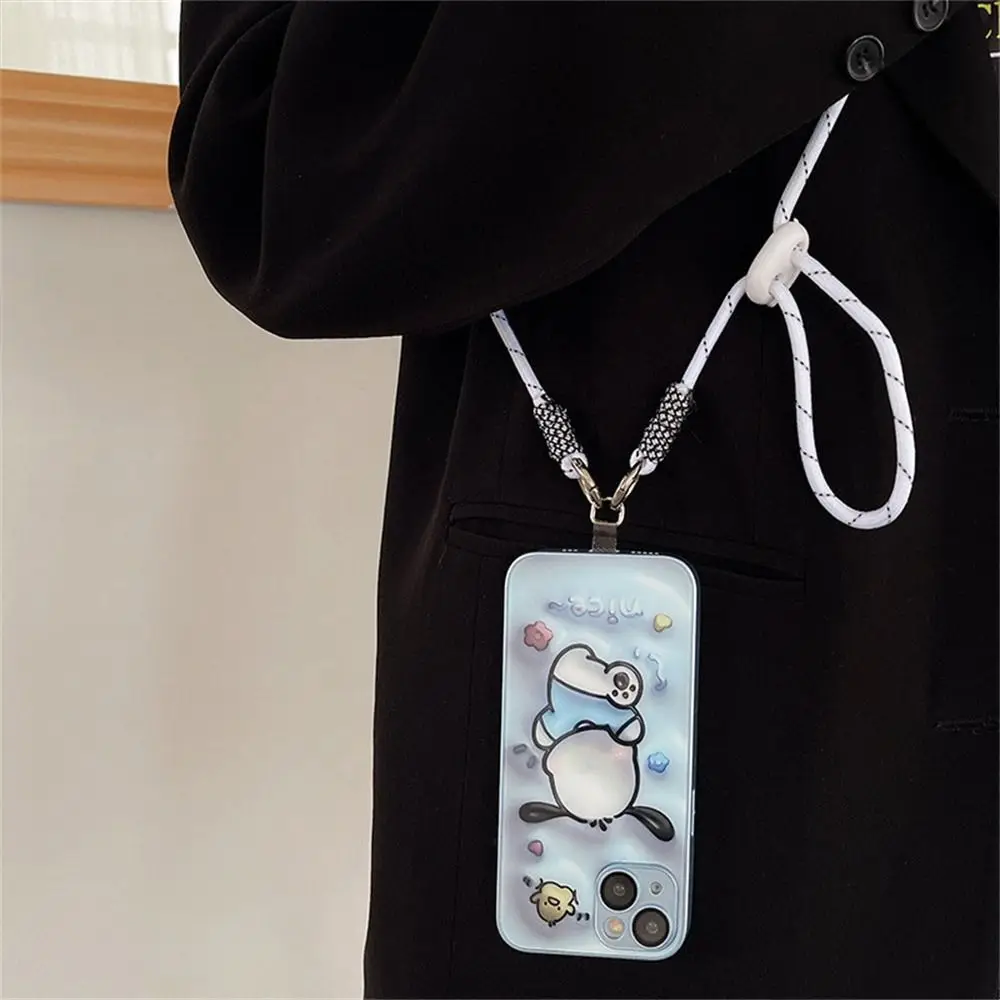 Regulowana smycz do telefonu na szyję, odpinana smycz zapobiegająca zgubieniu telefonu, naszywka do zawieszania na szyję, długa smycz do telefonu, zawieszka do telefonu.