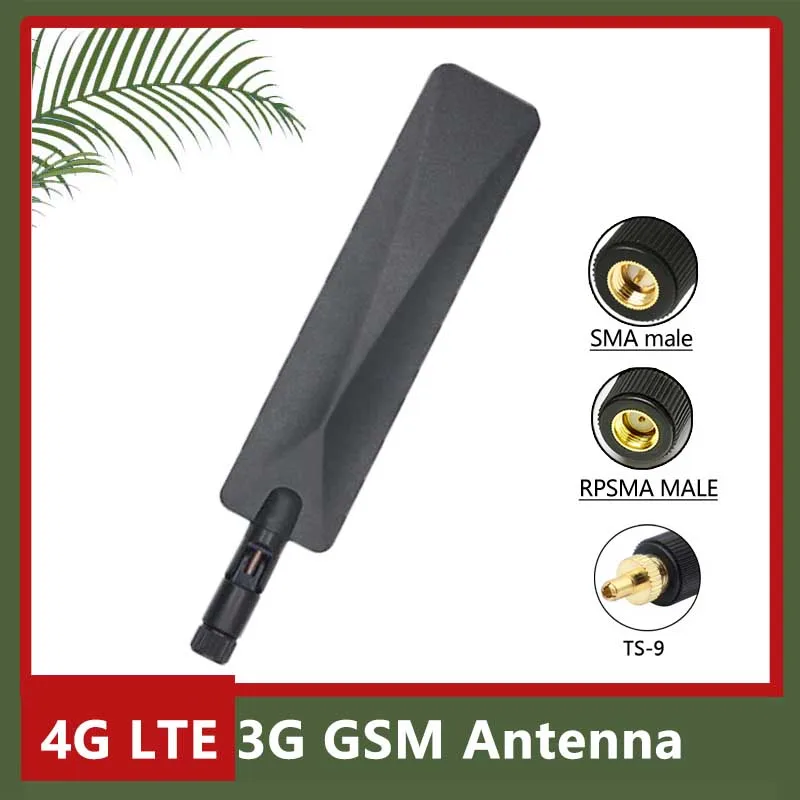 

1pcs TS9 SMA RPSMA 698~2700Mhz Flat Panel Router Antenna 4G LTE 3G GSM High Gain 14dbi Rubber Duck Whip Indoor Omni WiFi Aerial