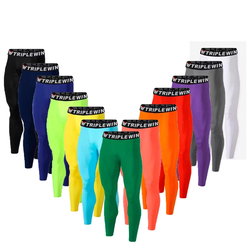 Summer Spring Autumn Men Running Tights GYM Pants Male Basketball Football Soccer Fitness Exercise Sport Long Legging H61