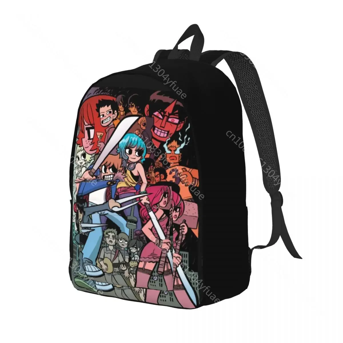 Scotts Pilgrims Backpack Universe Anime Novelty Backpacks Teen Sport Durable High School Bags High Quality Rucksack