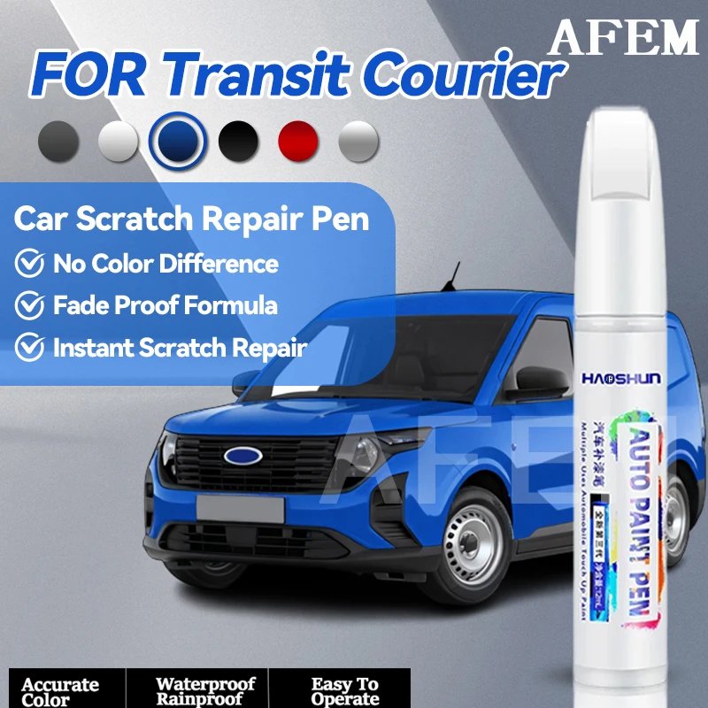 Specialized Automobiles For Ford Transit Courier Paint Repair Pen Touch Up Scratch Remover DIY Auto Accessories Black White Silv