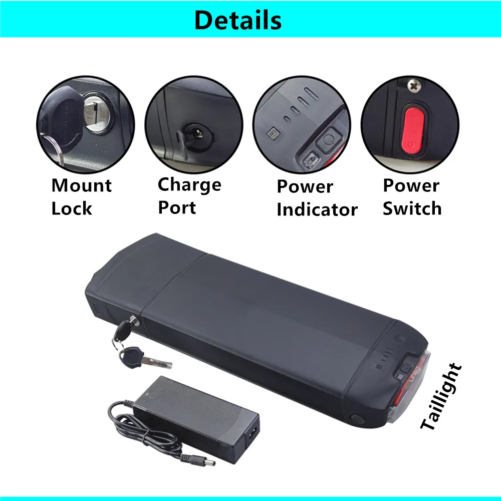 Schwinn Mendocino Electric Cruiser Bike Battery 36V 10Ah 13Ah 15Ah 20Ah 48V  10Ah 12.8Ah for Schwinn Mendocino Bunch Original 4+ - AliExpress 18
