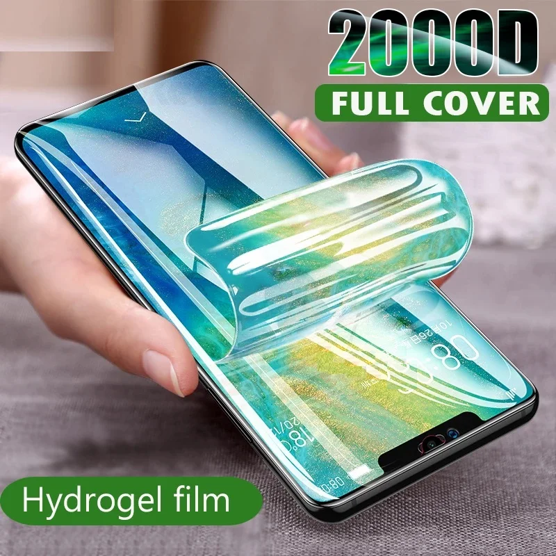 Beschermende Film Voor Huawei P Smart Plus 2019 Hydrogel Film Screen Protector Op Huawey Huwei Honor Psmart Smar Bescherming Film