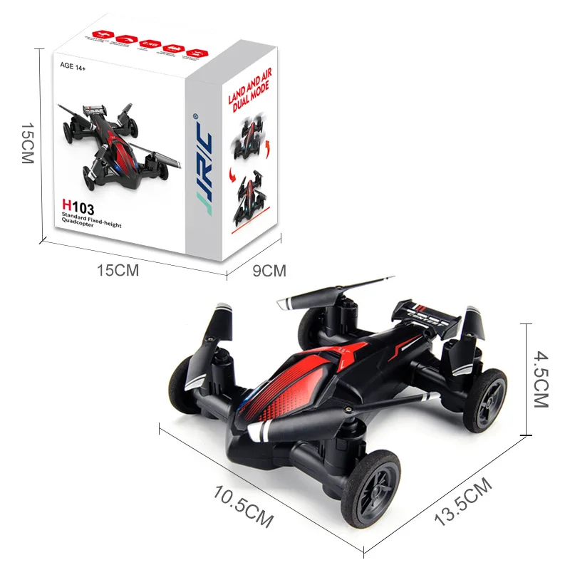 JJRC Mini Drone Air-Ground Flying Car Dual Mode Racing Stunt Vehicle RC Car Quadcopter Drone Children Off-road Toy Dron Kid Gift