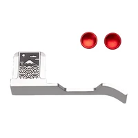 X100VI-empuñadura de Metal para pulgar hacia arriba, cubierta de zapata, botón de obturador para FUJIFILM Fuji X100V X100VI, botón de liberación suave, accesorios para cámara