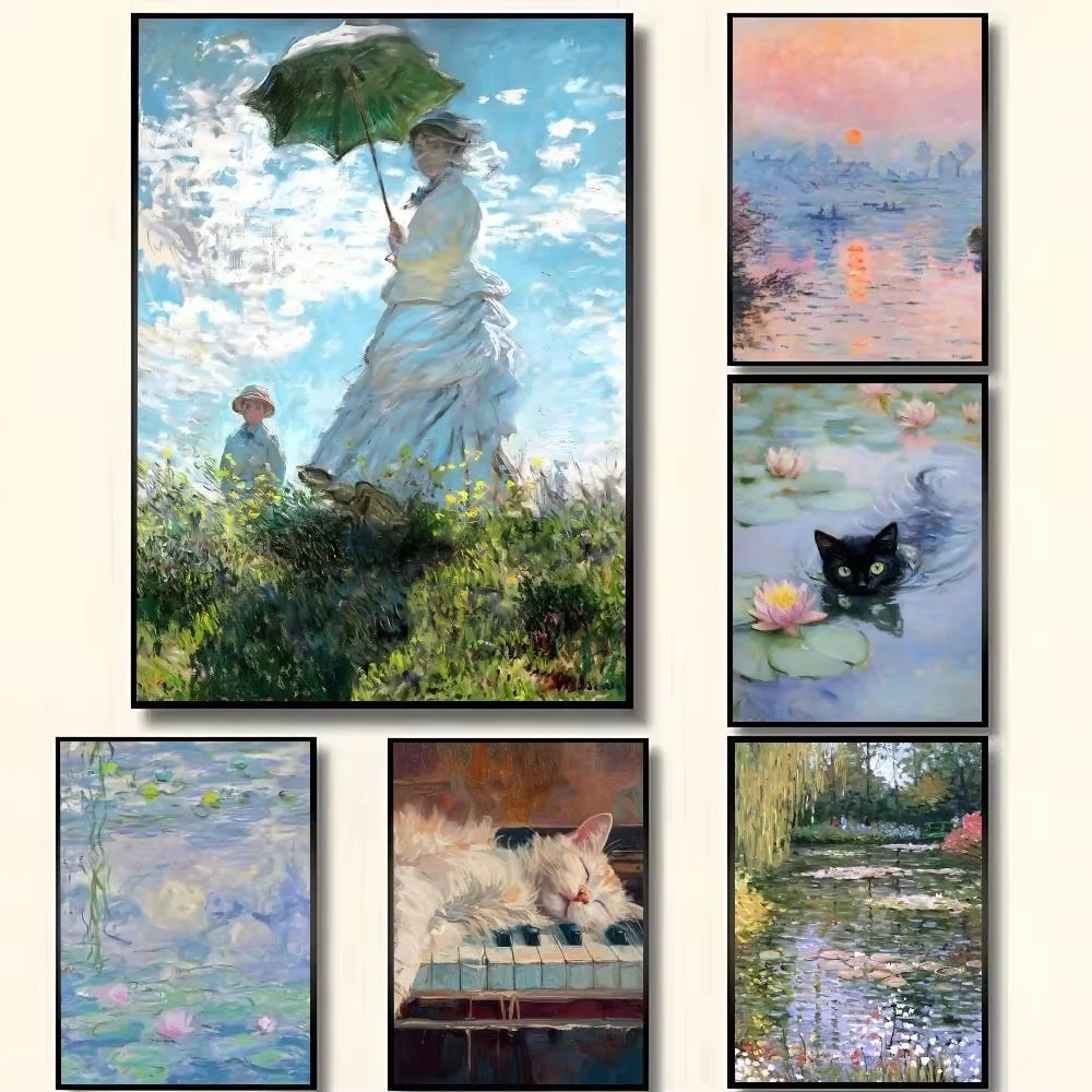 Diamond Painting Famous Art C-Claude M-Monet Full Round/Square Diamonds Mosaic Handmade Art Gift Home Decor For Beginners