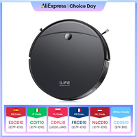 ILIFE V10 Robot Vacuum Cleaner, 5000Pa Suction, Gyro Navigation, Self-Charging Robotic Vacuum, Roller Brush Aspirateur Robot for