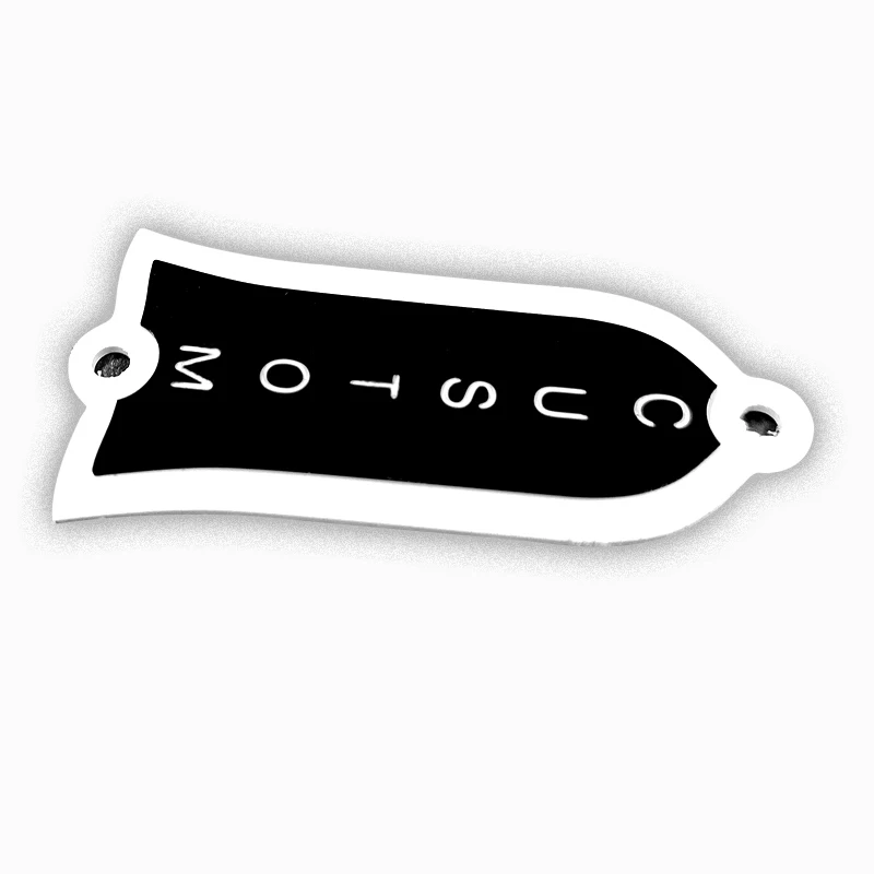 Xinyue Parts Custom Electric guitar Truss Rod Cover Plate for LP Standard Grave Custom 2 holes