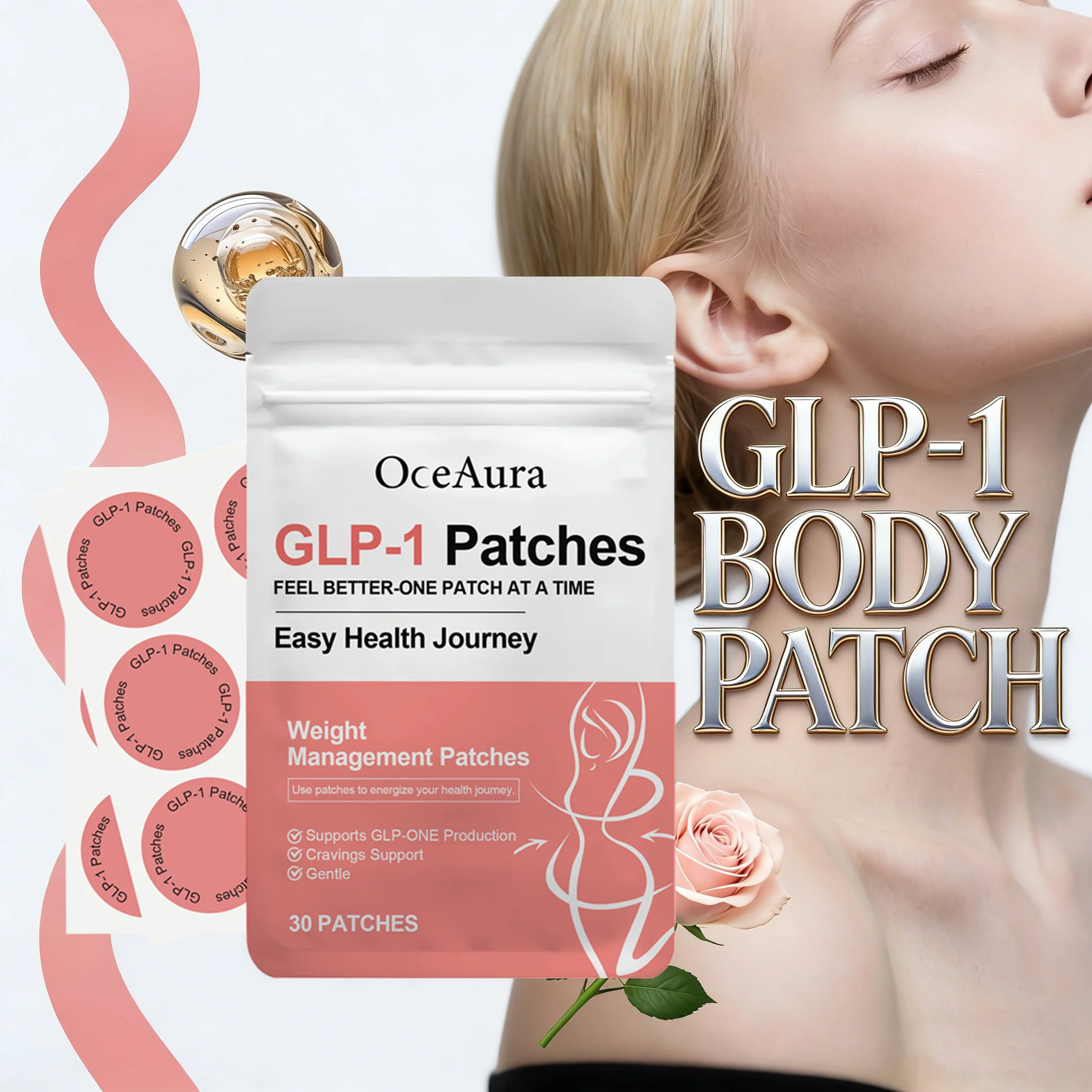 

Body Care Patches Firming Moisturizing Gentle Formula Multi Effect SkinCare Tightening Daily Use Treatment Patch