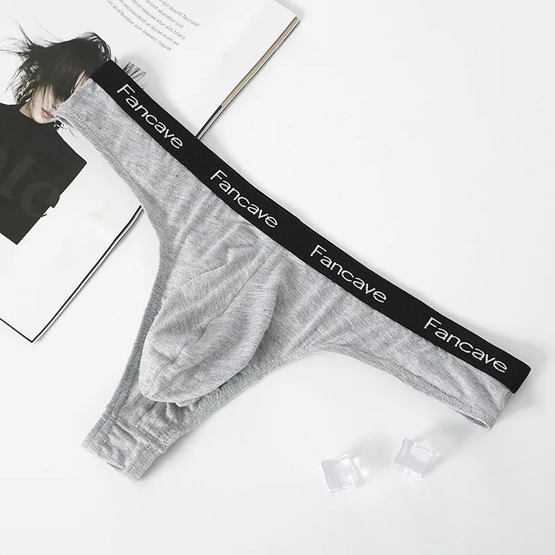 

Modal Bulge Thong for Men Sexy U Convex Pouch T Back Underwear Soft Stretch Sports Underpants Gays Erotic Open Buttocks Knickers