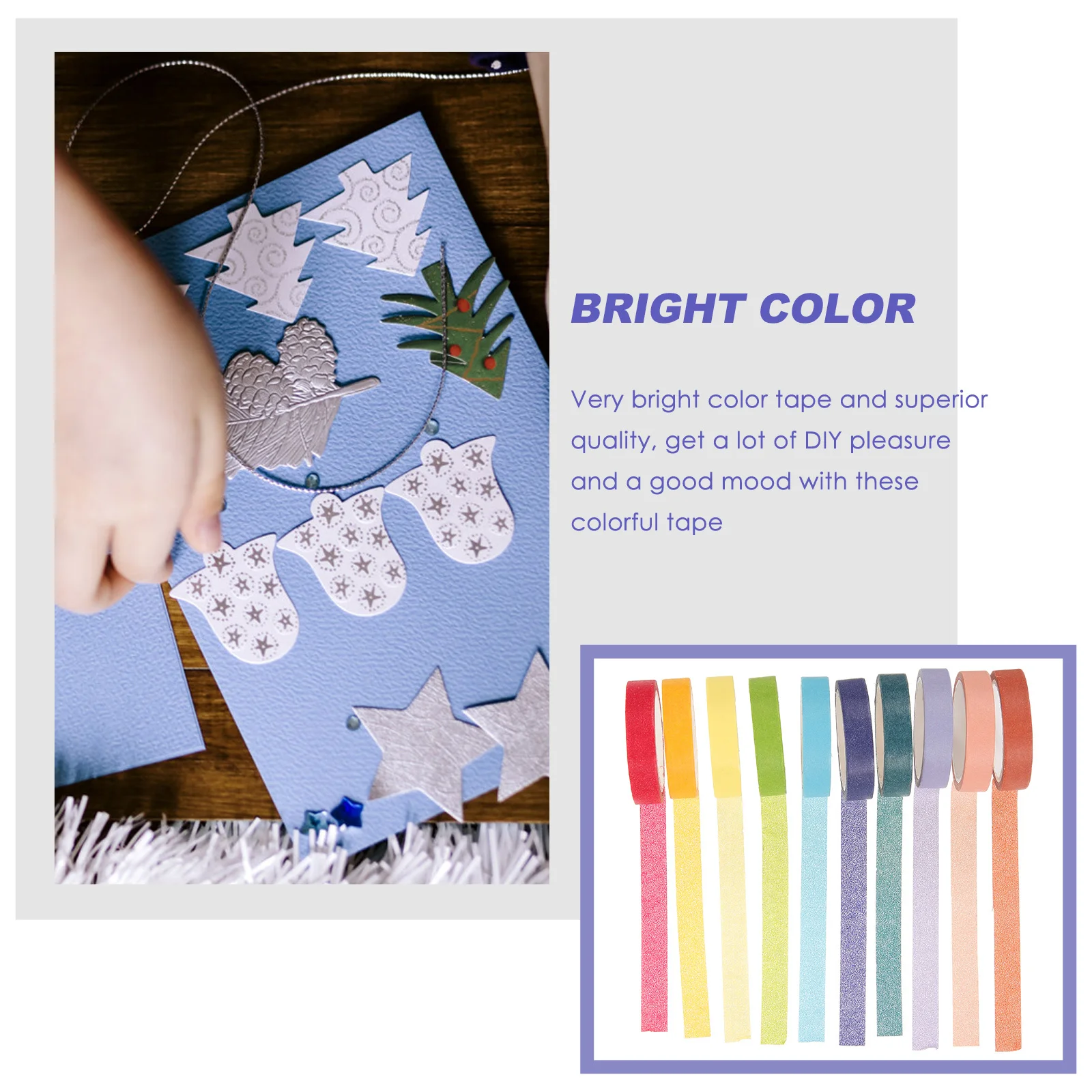 20 قطعة قوس قزح غسلها بلون شريطٌ لاصق DIY بها بنفسك سكرابوكينغ مذكرات مخطط ورق لاصق الزخرفية ملصقات للتسمية الحرفية #5