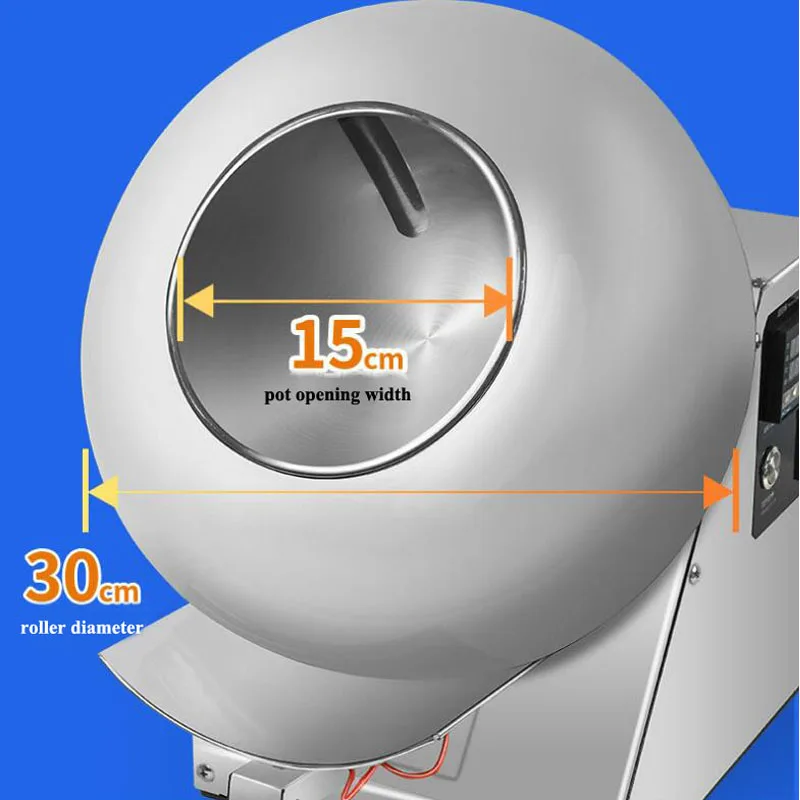 Chocolate Peanut Candy Coating Machine Chocolate Candy Polishing Machine Digital Control Sugar Coating Machine