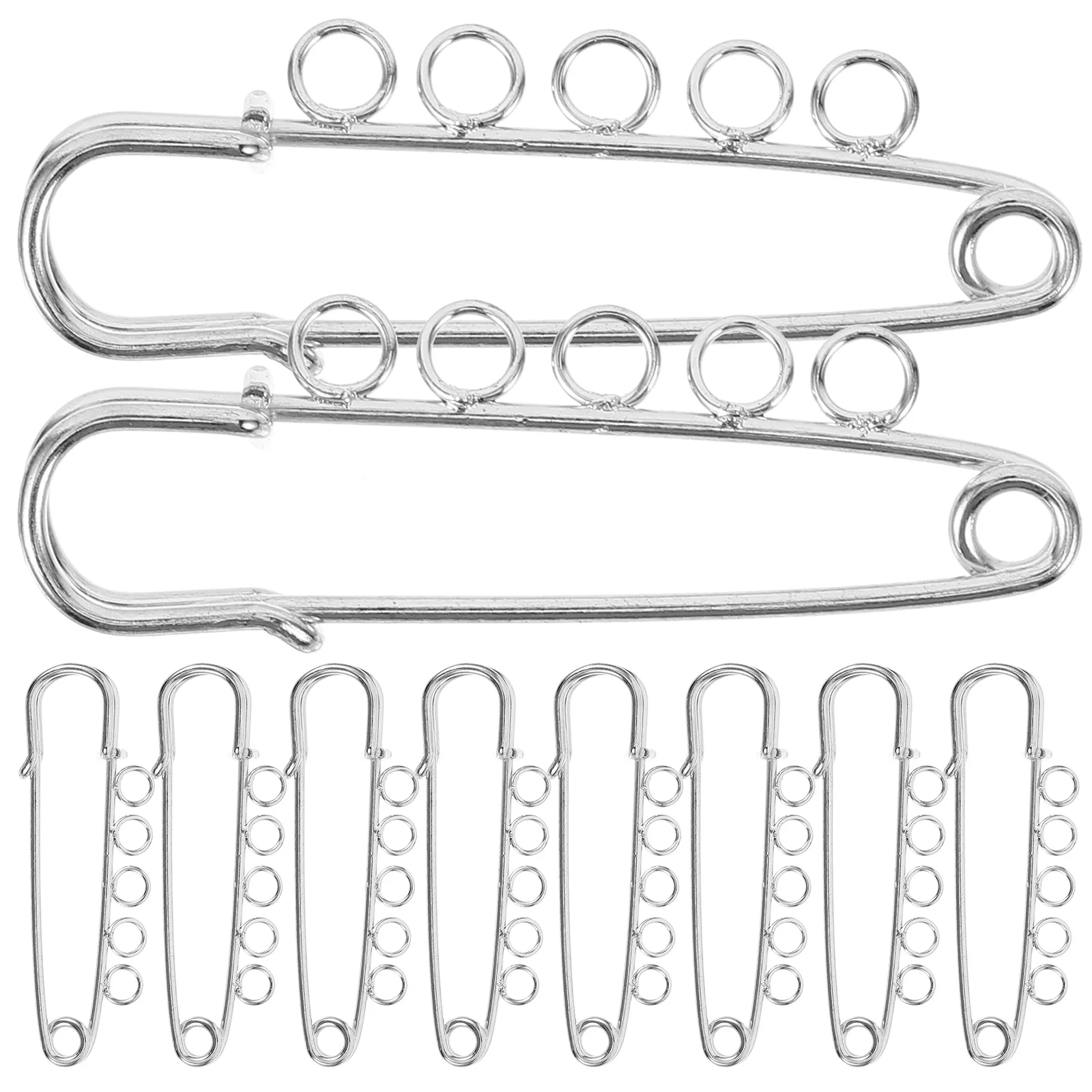 

10 Pcs Brooch Pin Strong Safety Pins No Nails Diy Metal Stick for Jewelry Making