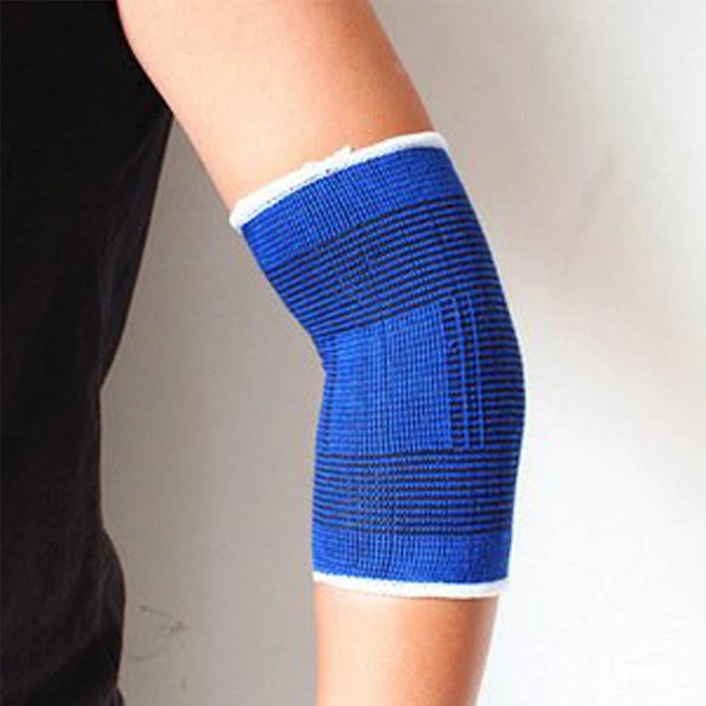 Tcare New Sports Elbow Guard Brace Support Sleeves Non-slip Elastic Knitted Cover Breathable Outdoor Arm Protector for Fitness