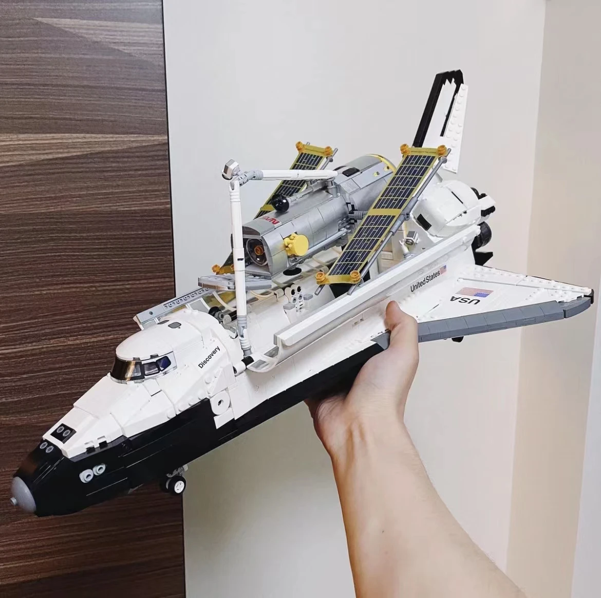 10283 Bakstenen 63001 Spaceshuttle Model Bouwstenen Ruimteagentschap Creatief Speelgoed Kinderen Verjaardag Giftsin Voorraad