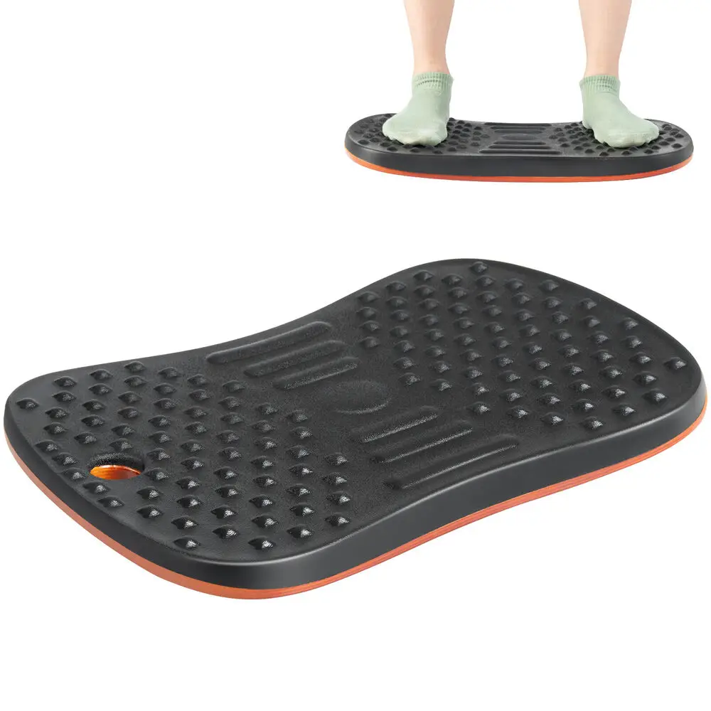 Costway Anti Fatigue Wobble Balance Board Mat w/Massage Points for Standing Desk Workout