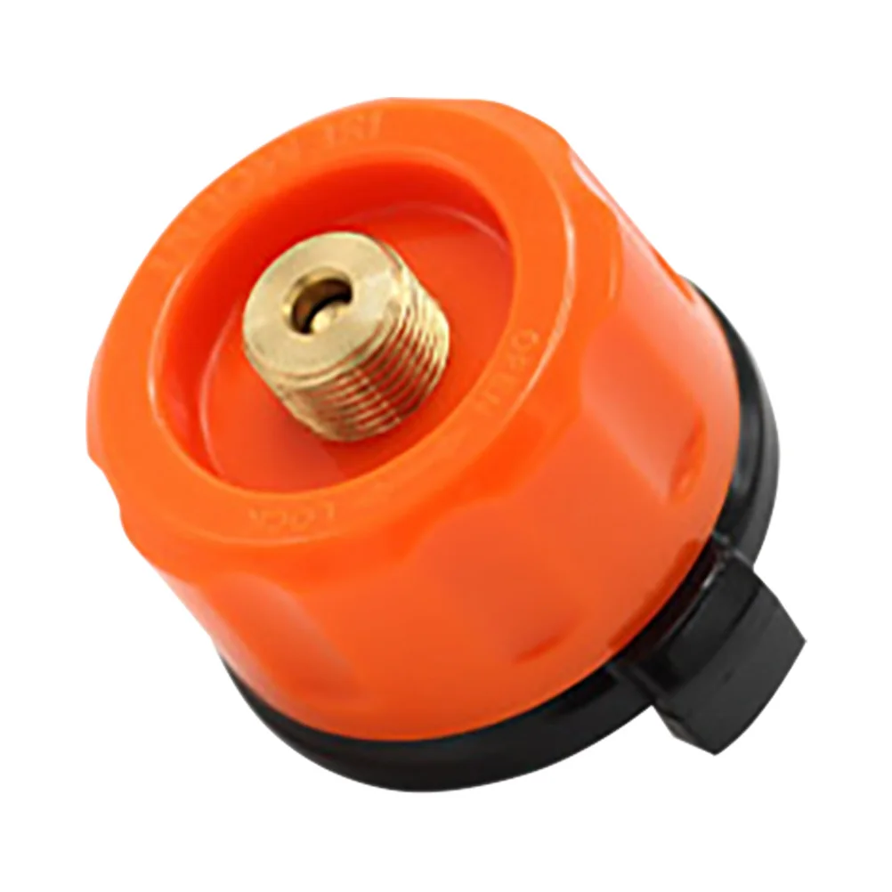 

Compact Propane Tank Adapter Durable Iron Professional Camping Supply Bbq Picnic Hiking Outdoor Cooking Accessory