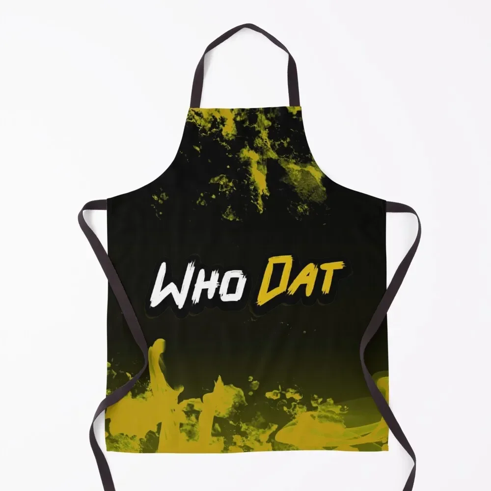 

Who Dat Apron japanese woman For Kitchen Women Apron